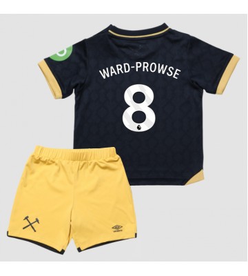 West Ham United James Ward-Prowse #8 Replik 3rd trikot Kinder 2025-26 Kurzarm (+ Kurze Hosen)